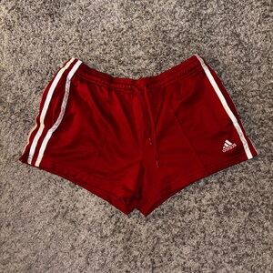 Adidas red shorts